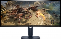 Монітор DELL 34&quot; AW3425DWM 2xHDMI, DP, USB, VA, 3440x1440, 21:9, 180Hz, 1ms, DCI-P3 95%, CURVED, Adaptive-Sync, HDR 400 210-BQWL