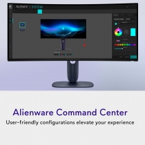Монітор DELL 34&quot; AW3425DW 2xHDMI, DP, USB, QD-OLED, 3440x1440, 21:9, 240Hz, 0.03ms, DCI-P3 99.3%, CURVED, G-SYNC, FreeSync, AdaptiveSync, HAS, HDR TrueBlack 400 210-BRTW