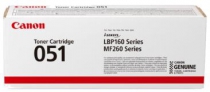 Тонер-картридж Canon 051 LBP162dw/MF269dw/267dw/264dw Black (1700 стр) 2168C002