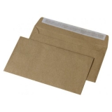 Конверт Kuvert Ukraine DL (110x220) SKL 80 г/м2 коричневий (2260)