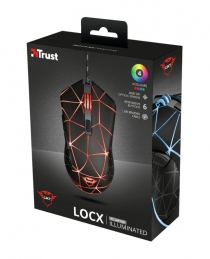 Мышь GXT133 LOCX MOUSE BLACK 22988_TRUST