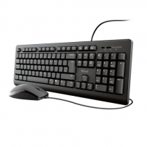 Комплект клавіатура та миша Trust Primo, USB-A, EN/UKR, Чорний 24521_TRUST