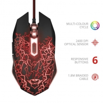 Миша Trust GXT105 IZZA, USB-A, Чорний 24618_TRUST