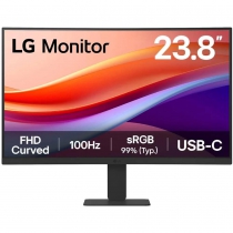 Монитор LG 23.8" 24U421A-B HDMI, USB-C, Audio, VA, 100Hz, sRGB 99%, CURVED