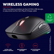 Миша Trust GXT 926 REDEX II, WL/USB-A/USB-C, чорний 25126_TRUST