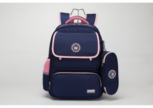 Рюкзак школьный 16,5" COOLFORSCHOOL 2888-black 2852-navy-pink