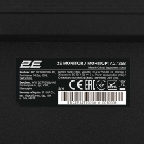 Монитор 2E 27" A2725B D-Sub, HDMI, VA, 100Hz 2E-A2725B-01.EU