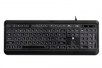 Клавиатура 2E KS120 White backlight USB Black 2E-KS120UB