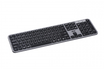 Клавиатура мембранная 2E KS240 110key, WL/BT, EN/UK, серо-чёрный 2E-KS240WG_UA