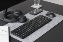 Клавиатура мембранная 2E KS260 106key, WL, EN/UK, чёрный 2E-KS260WB