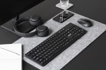 Клавиатура мембранная 2E KS260 106key, WL, EN/UK, чёрный 2E-KS260WB