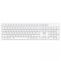 Клавиатура мембранная 2E KS260 106key, WL, EN/UK, белый 2E-KS260WWH_UA
