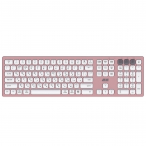Клавиатура ножничная 2E KS270 109key, WL/BT, EN/UK, розово-белый 2E-KS270WBPN_UA