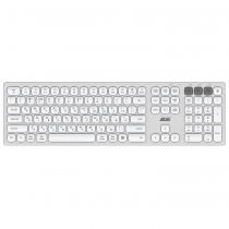 Клавиатура ножничная 2E KS270 109key, WL/BT, EN/UK, серебристо-белый 2E-KS270WBWH_UA
