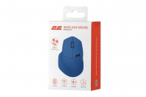 Миша 2E MF280 Silent, WL/BT, синій 2E-MF280WBL