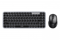 Комплект клавиатура и мышь 2E MK430 WL/BT, EN/UK, серо-чёрный 2E-MK430WBGR_UA