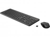 Комплект клавиатура и мышь HP 330, WL, EN/RU, чёрный 2V9E6AA