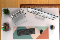 Комплект клавіатура та миша HP 330, WL, EN/RU, чорний 2V9E6AA