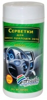 Серветки для авто (панель приборів) 100шт., вологі, в банці Арніка