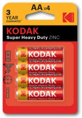 Батарейка KODAK EXTRA HEAVY DUTY R 6 1x4 шт. blister 30951044