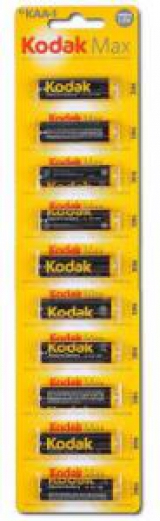 Батарейка Kodak MAX LR6 уп., 1 шт. (1*10 відривна) 30953505