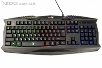 Клавиатура мембрана Genius Scorpion K-220, 104key, USB-A, черный 31310475104