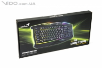 Клавиатура мембрана Genius Scorpion K-220, 104key, USB-A, черный 31310475104