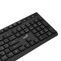 Клавиатура мембрана Genius KB-7200, 104key, WL, EN/UKR, черный 31320002406