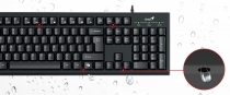 Комплект клавіатура та миша Genius KM-100SE, AI, EN/UKR, чорний 31330009410