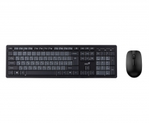 Комплект клавіатура та миша Genius KM-8200, WL, EN/UKR, чорний 31340003428