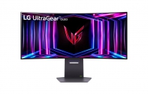 Монітор LG 34&quot; 34GS95QE-B 2xHDMI, DP, USB, Audio, OLED, 3440x1440, 240Hz, 0.03ms, DCI-P3 98.5%, G-SYNC, FreeSync, AdaptiveSync, HAS, DisplayHDR True Black 400