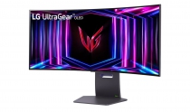 Монітор LG 34&quot; 34GS95QE-B 2xHDMI, DP, USB, Audio, OLED, 3440x1440, 240Hz, 0.03ms, DCI-P3 98.5%, G-SYNC, FreeSync, AdaptiveSync, HAS, DisplayHDR True Black 400