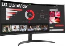 Монітор LG 34&quot; 34WR50QK-B 2xHDMI, DP, Audio, VA, 3440x1440, 21:9, 100Hz, sRGB 99%, CURVED, FreeSync, HDR10