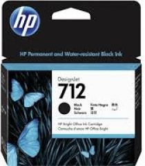 Картридж HP No.712 DesignJet Т230/Т630 Black 80ml 3ED71A