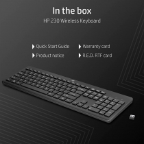 Клавіатура HP 230 WL black 3L1E7AA