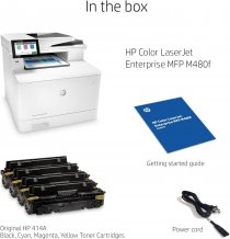 Багатофункціональний пристрій А4 кол. HP Color LaserJet Enterprise M480f 3QA55A