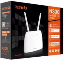 Маршрутизатор TENDA 4G06C N300, 4G/LTE, 1xFE LAN, 1xFE LAN/WAN, 1xRJ11, Cлот для SIM-карты