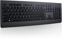 Клавиатура мембранная Lenovo Professional 108key, WL, EN/UK/RU, черный 4Y41D64797