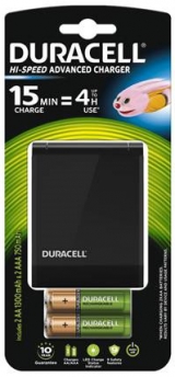Зарядний пристрій Duracell CEF27+ 2AA1300 + 2AAА750 5007500