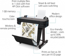 Принтер HP DesignJet T630 24&quot; с Wi-Fi 5HB09D