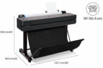 Принтер HP DesignJet T650 36&quot; с Wi-Fi 5HB10D