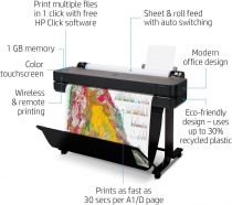 Принтер HP DesignJet T630 36&quot; с Wi-Fi 5HB11D
