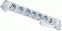 Сетевой фильтр Legrand 6XSchuko, 3Gх1,5 мм, 3м, белый, комфорт и безопасность 694647