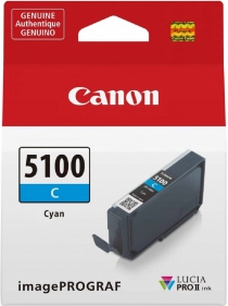 Картридж струменевий Canon PFI-5100 imagePROGRAF Pro-310 Photo Cyan 6956C001