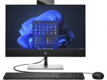 Комп'ютер персональний моноблок HP ProOne 440-G9 23.8" FHD IPS AG, Intel i5-13500T, 16GB, F512GB, UMA, кл+м, DOS, чорний 6D4B5EA