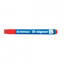 Маркер для дошок D-SIGNER B, червоний Donau 7372001-04