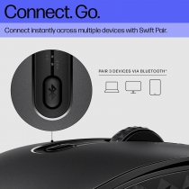 Миша HP 690 Rechargeable, BT, чорний 7M1D4AA