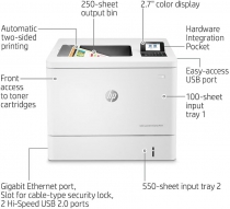 Принтер А4 HP Color LJ Enterprise M554dn 7ZU81A