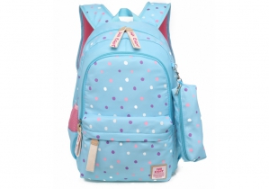 Рюкзак школьный 17,7" COOLFORSCHOOL 8255-navy/pink 8249-blue