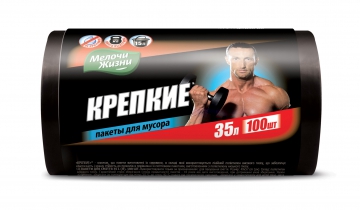 Пакети для сміття 35л/100шт Життєві дрібниці 8571042706